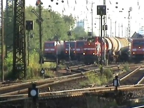 Mak der HGK verläßt Rbf Köln Eifeltor Richtung Süden