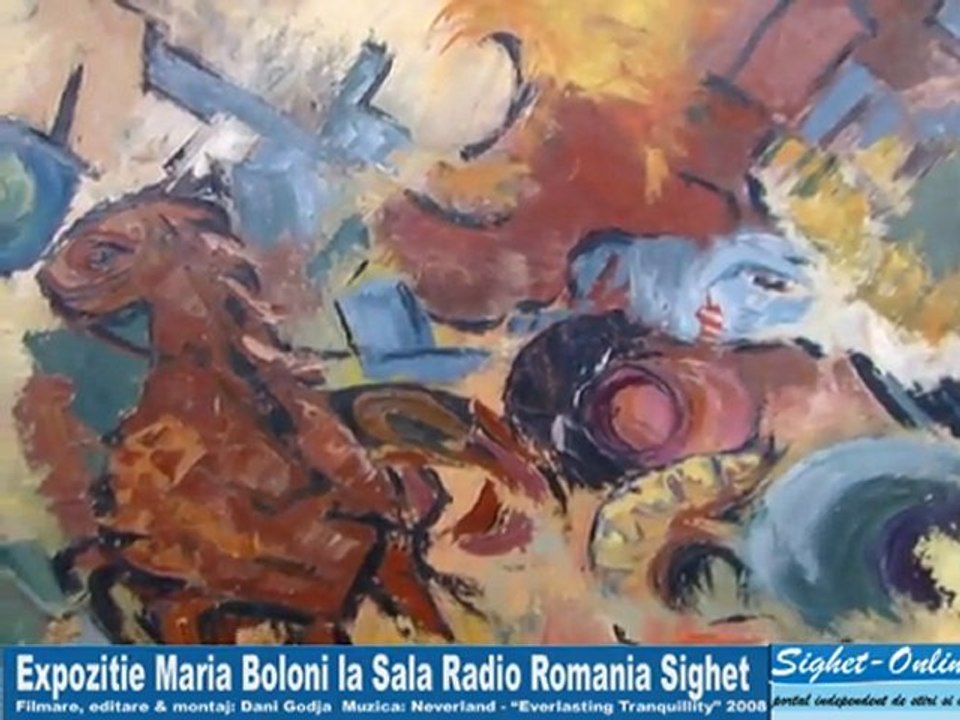 Maria Boloni - Expozitie la Sala Radio Sighet 2012