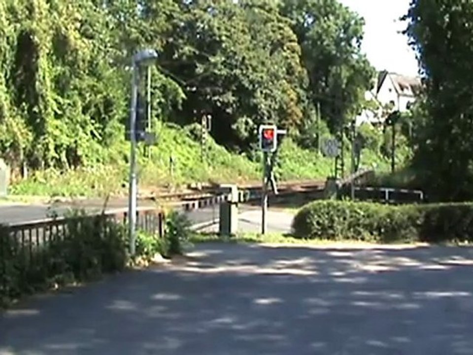 Dieseltriebwagen BR612 der DB Regio verläßt Koblenz über die Horchheimer Brücke