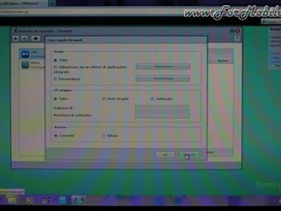 Synology DSM 3.2 - Tour software UI web based