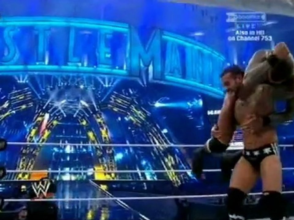 WWE WrestleMania - Randy Orton Vs CM Punk - Match Simple - Promo&Match
