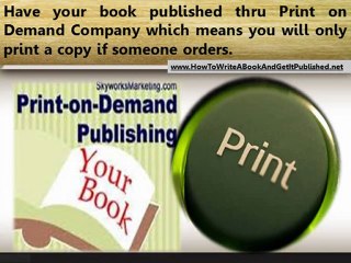 How to Get a Book Published