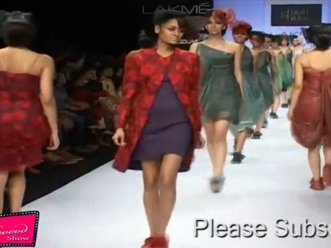 Ramp Walk At Lakme Summer Fashion Week 2012 Day3