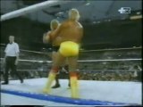 Hulk Hogan vs Sid Justice (highlights) (commento di Dan Peterson)