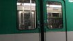 MP59 : Signal sonore et fermeture des portes à la station Porte d'Orléans sur la ligne 4 du métro parisien