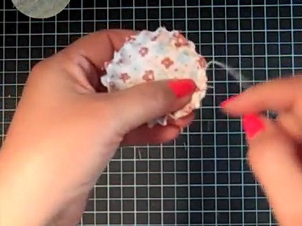 Stampin' Up! Tutorial Twitterpated Fabric Yo-Yos