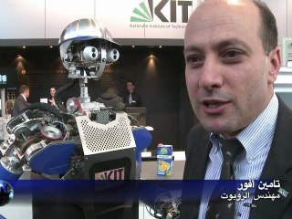 روبوتات راقصة شبيهة بالانسان في معرض هانوفر للتكنولوجيا