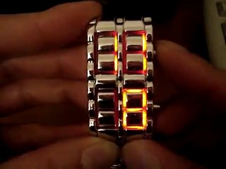 Iron Samurai watch montre led