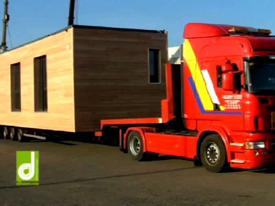 Pose bâtiment modulaire bois Silvalta (tertiaire, 2010)