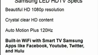Samsung UN46EH6000 46-Inch 1080p 120Hz LED HDTV Preview | Samsung UN46EH6000 46-Inch 1080p