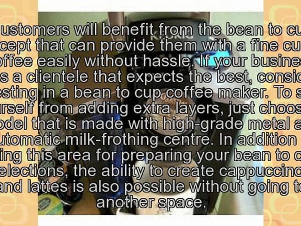 A Glance At Commercial Coffee Machines