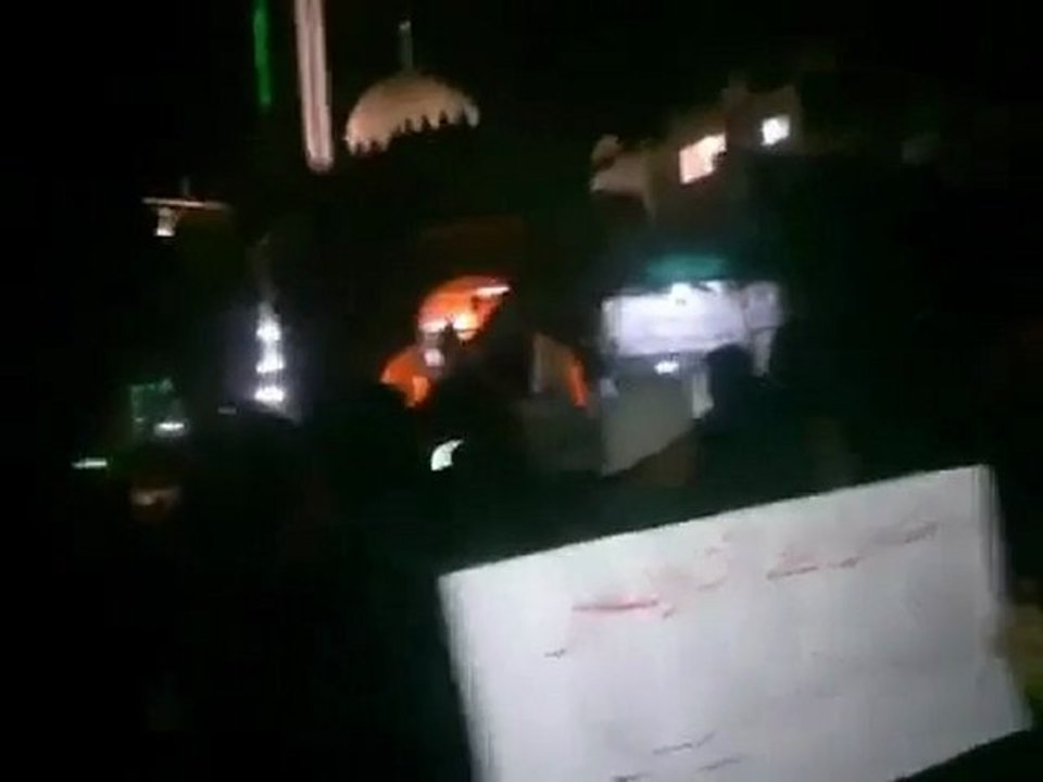 فري برس دمشق نهر عيشة مسائيات الثوار وقطع الطرقات  7 3 2012