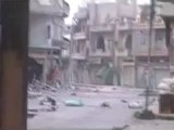 فري برس حمص باب تدمر اثار القصف العنيف على الحي 7 3 2012 ج1