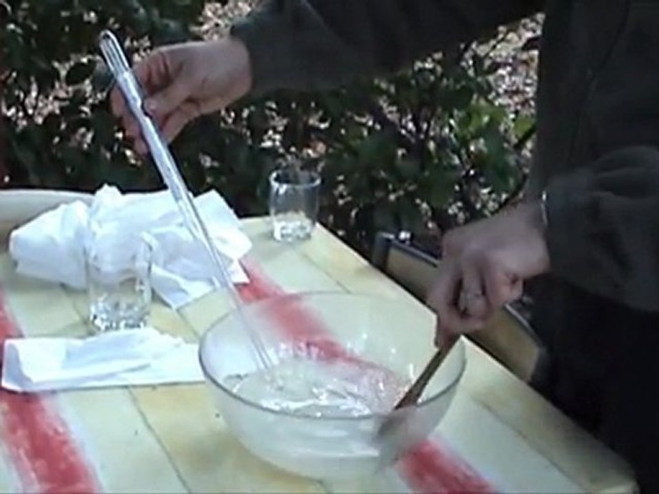 Fabrication du savon - la saponification