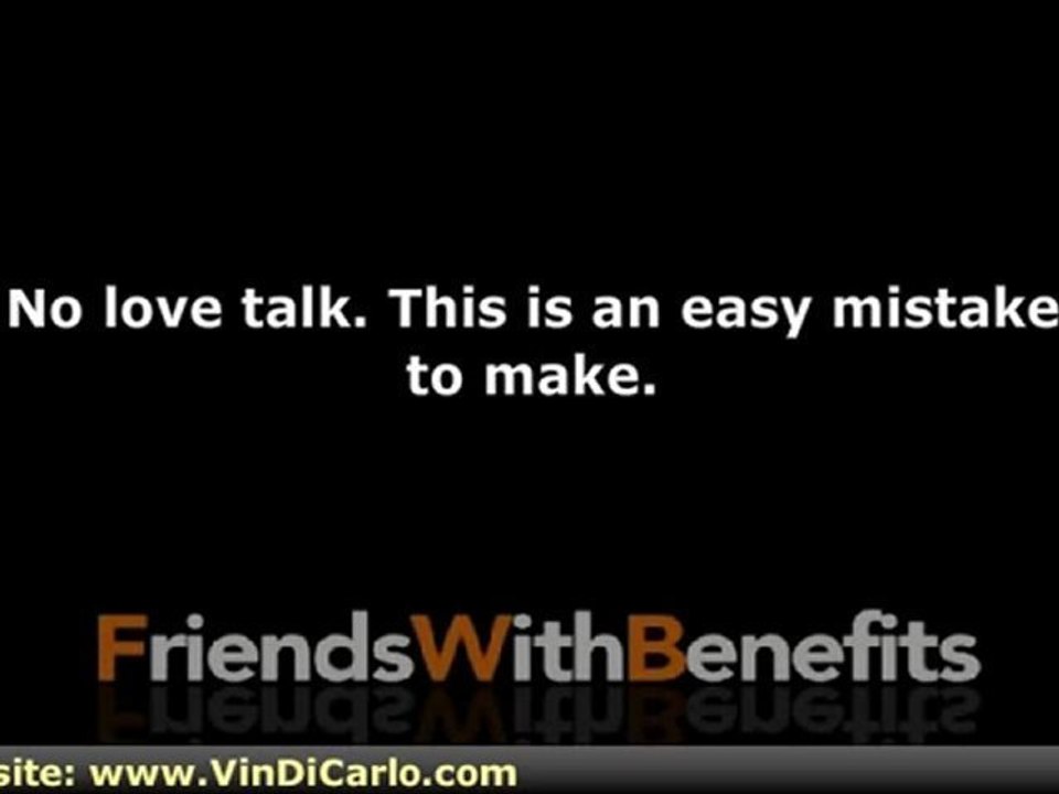 Dating Tips: Friends with Benefits