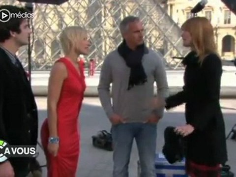 Lorie et David Ginola dans Les feux de l'amour