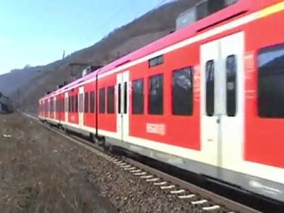 Re481, 3x BR185, BR629, BR143, BR425 beim alten Bf Hatzenport