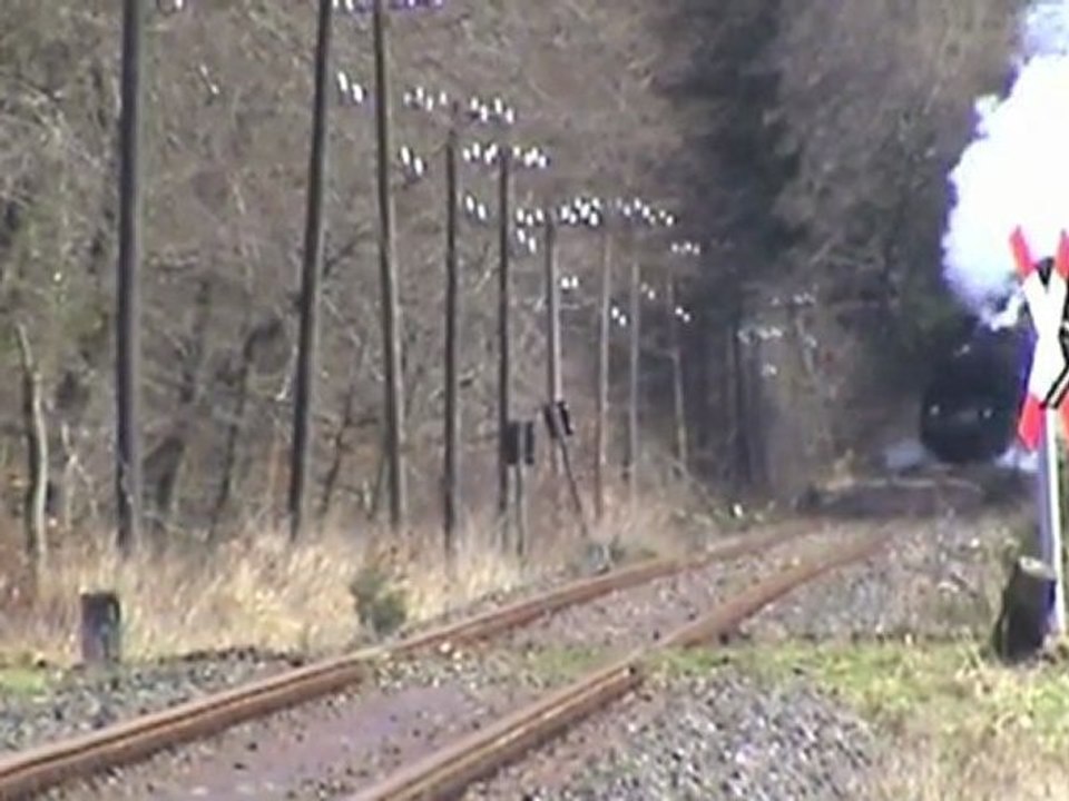 Schienenbus, BR52 und BR58 Plandampf 2010 Dampfspektakel  Bf Dockweiler