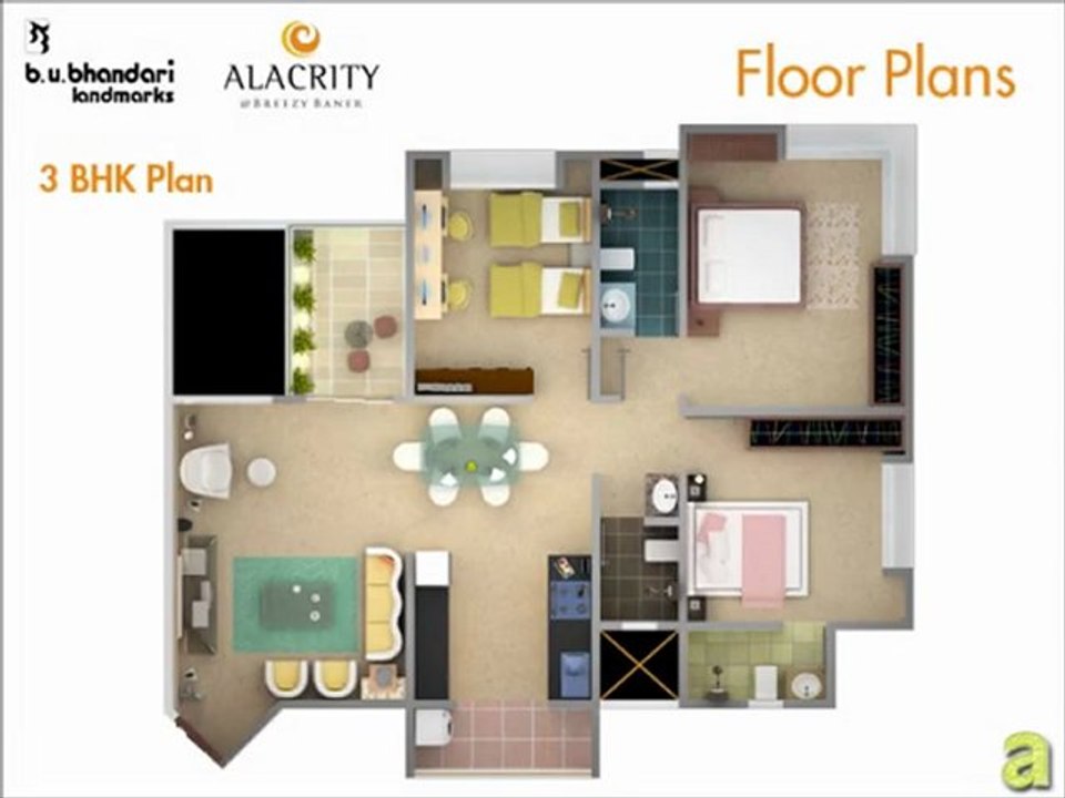 Alacrity at Baner by B U Bhandari Landmarks. 2/3 BHK flats at Baner for 53 lakhs onwards.