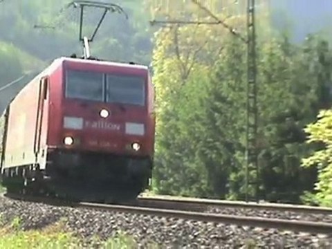 MWB Taurus, 3x BR145, BR185, BR143 Südportal Loreley Tunnel