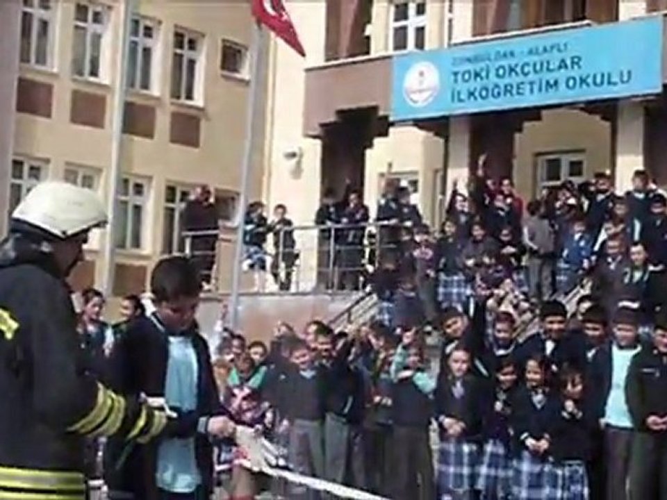 TOKİ İÖO YANGIN VE KURTARMA TATBİKATI