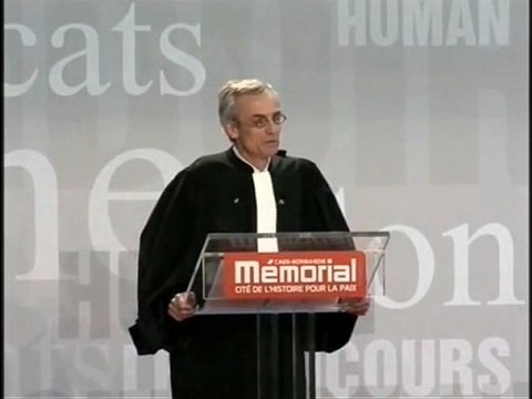 Etienne Noël - 23e Concours de plaidoiries des avocats - Mémorial de Caen
