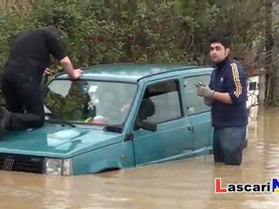 Alluvione a Lascari 8 Marzo 2012 - SERVIZIO VIDEO