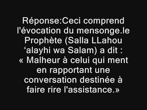 Les assises de plaisanterie - Sheikh Ibn Baz (rahimahou LLAH)