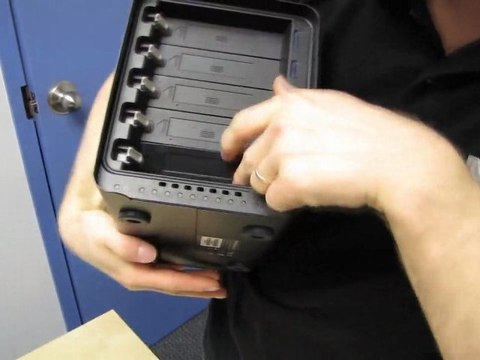 Data Robotics Drobo S 5 Bay Storage Enclosure Unboxing & First Look Linus Tech Tips