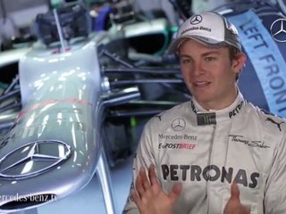 The new Mercedes Benz F1 W03