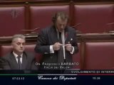 Francesco Barbato - Palazzo Chigi tra Casta e illegalità inaccessibile ai giovani (07.03.12)