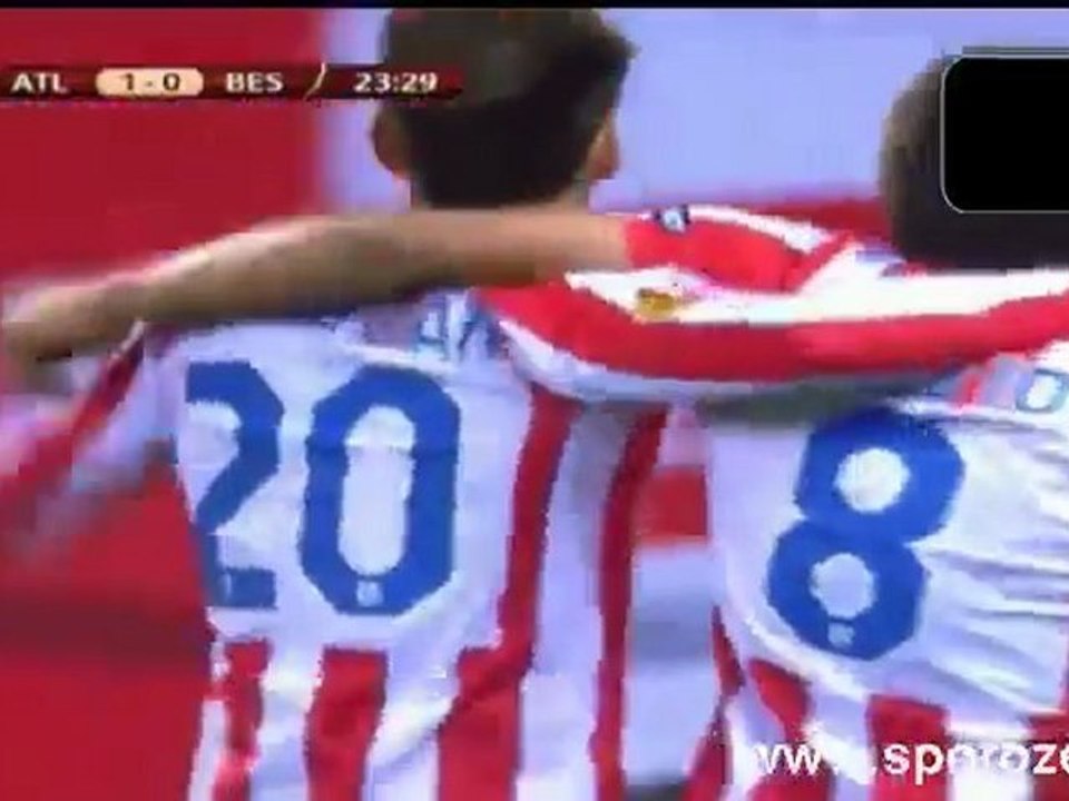 Atletico Madrid 3 - 1 Besiktas  ILK YARI FIRST HALF