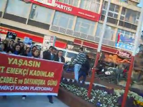 8 MART DÜNYA EMEKÇİ KADINLAR GÜNÜ BASIN AÇIKLAMASI 1