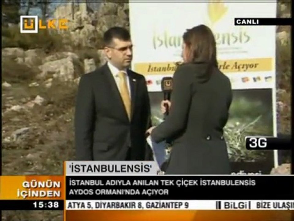 7 Mart 2012 Nihal Akça Aydos Tepesinden 3G ile canlı bağlantı