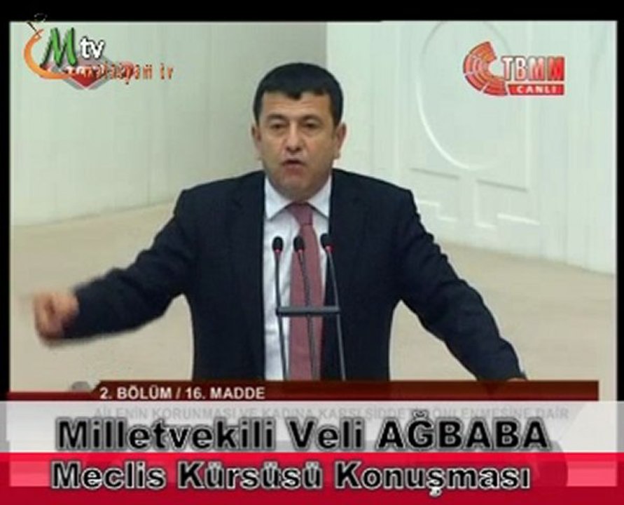 Veli Ağbaba 8 mart tbmm konuşması