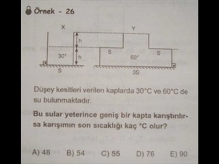 SICAKLIK VE ISI  SORU VE  ÇÖZÜMLERİ 1