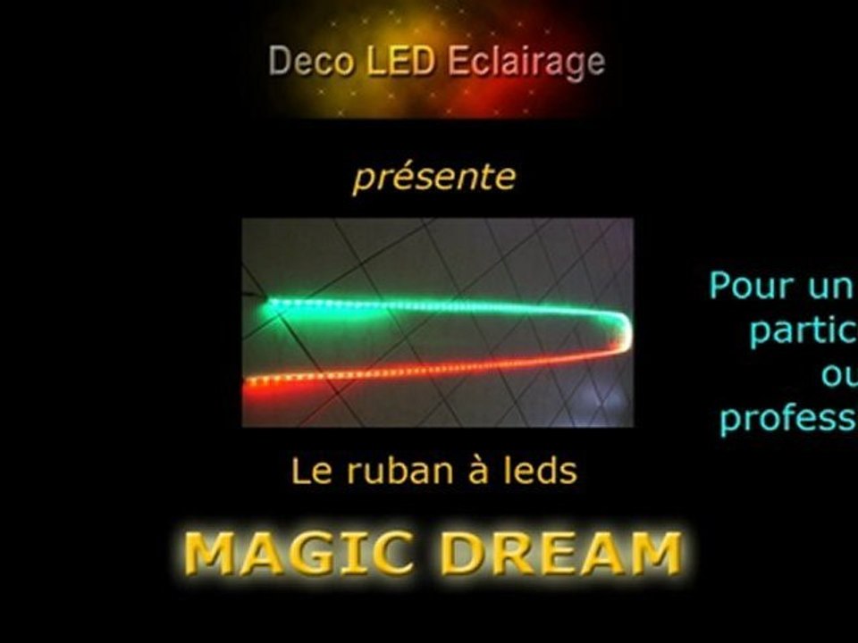 Ruban leds Magic Dream avec effets lumineux entièrement programmables