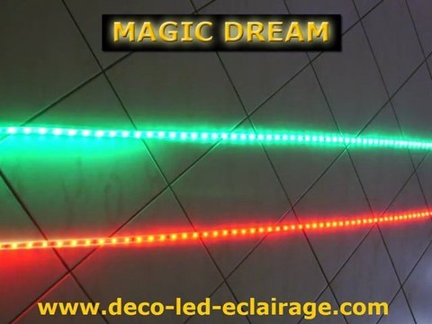 Démonstration ruban leds Magic Dream. Réalisez vos propres animations lumineuses.