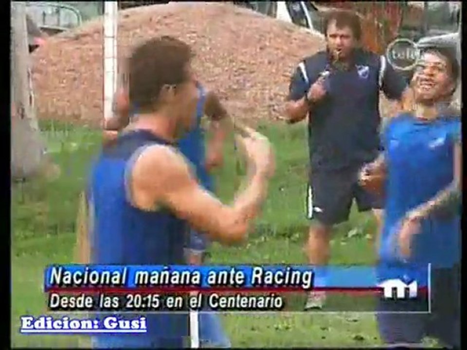 Nacional mañana ante Racing