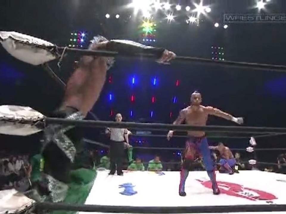 CIMA & Ricochet vs PAC & Dragon Kid - Open The Twin Gate Championships - Dragon Gate 17.07.2011