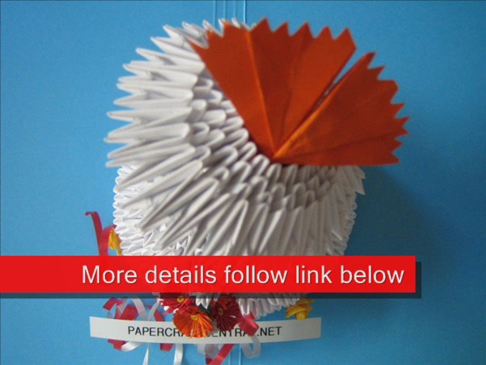 3D Origami Beautiful Bride