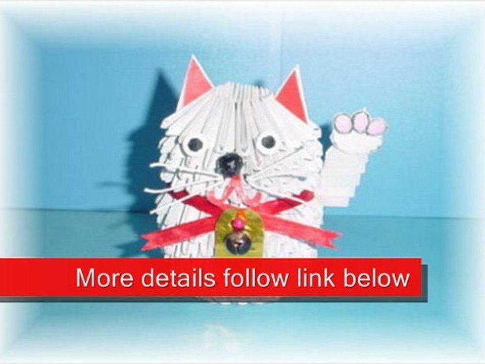 3D Origami BeckoningCat
