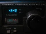 Rocking out on the shortwave radio...