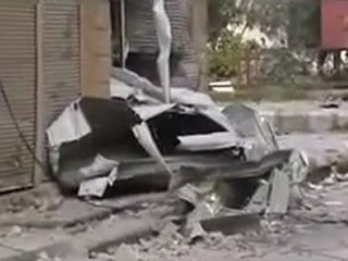 فري برس جزء بسيط من الدمار التى خلفته عصابات الغدر الاسديةفي باباعمرو 8 3 2012