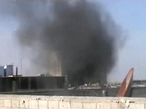 فري برس حمص أثار القصف على حي جب الجندلي 8 3 2012