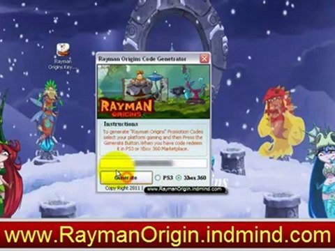 Rayman Origins Racing Redeem Codes