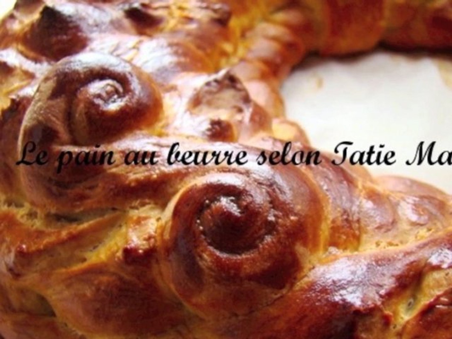 Pain Au Beurre De Tatie Maryse Pain au beurre selon Tatie Maryse - Vidéo Dailymotion
