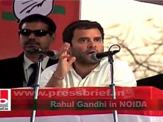 Rahul Gandhi in Noida talks about misrule of non-Congress parties in UP