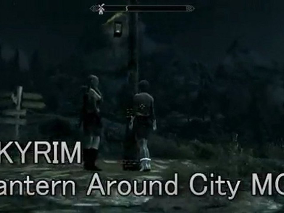 SKYRIM Lantern Around City MOD