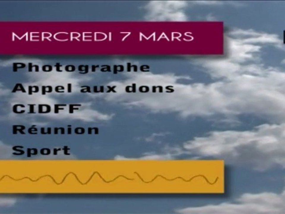 JOURNAL du mercredi 7 mars Télé Gohelle